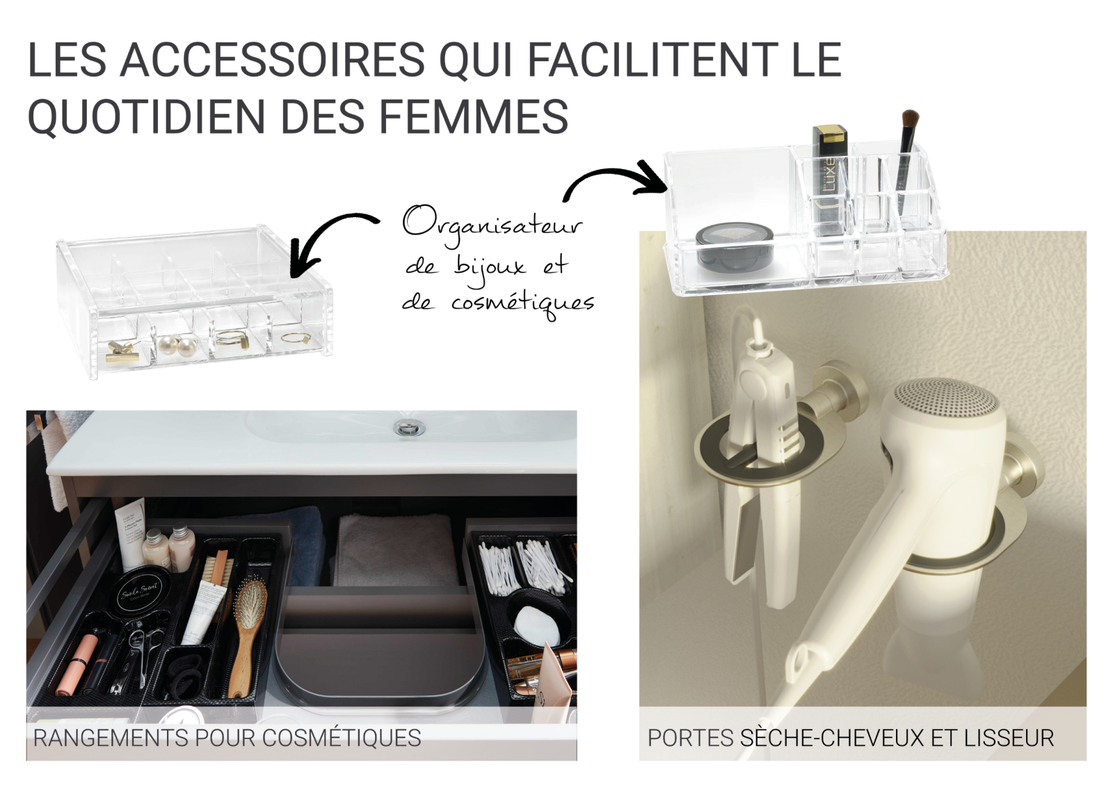 LES ACCESSOIRES QUI FACILITENT LE QUOTIDIEN DES FEMMES