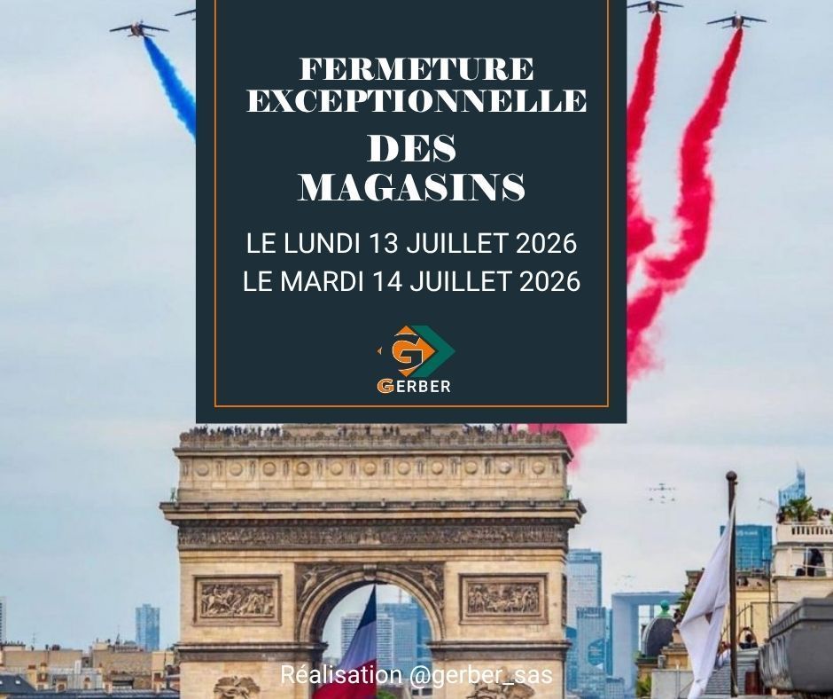 FERMETURE EXCEPTIONNELLE DU LUNDI 13 ET MARDI 14 JUILLET 2026