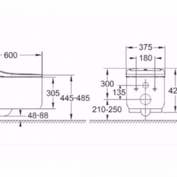 WC lavant GROHE SENSIA ARENA