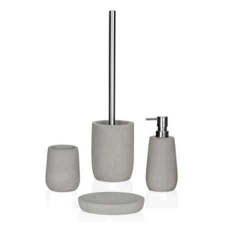 Porte-brosse en ciment gris