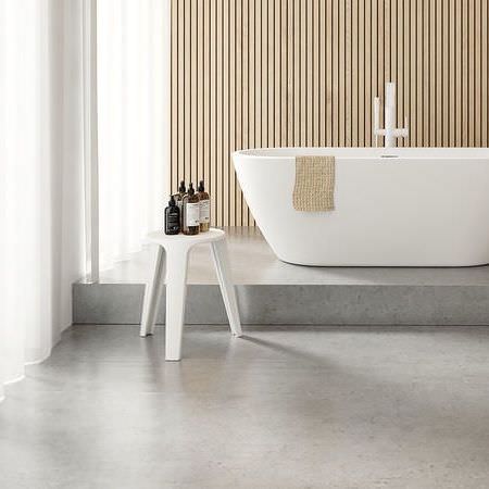 Siège SILLA en solid surface blanc mat