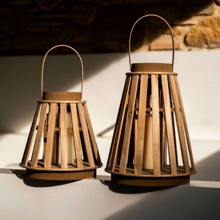 Lanterne porte bougie MDF