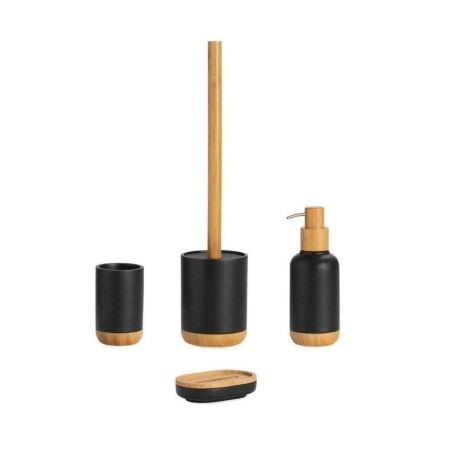 Porte-brosse en bambou noir Porte-brosse en bambou noir