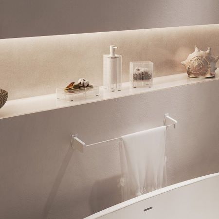 Porte serviette LUCE - Blanc