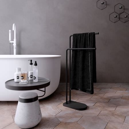 Porte serviette NOMAD - Noir Porte serviette NOMAD - Noir