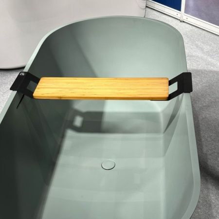 Plateau de baignoire en bois