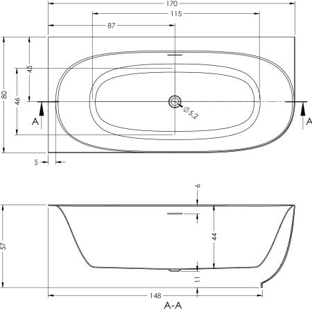 Baignoire PHATOS CORNER