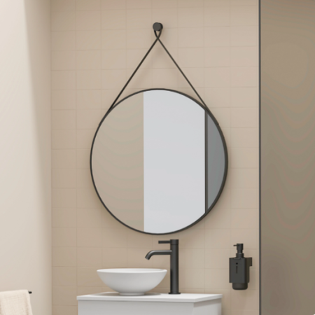Miroir rond à suspendre LYRA