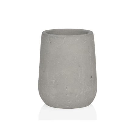 Porte-brosse en ciment gris Porte-brosse en ciment gris