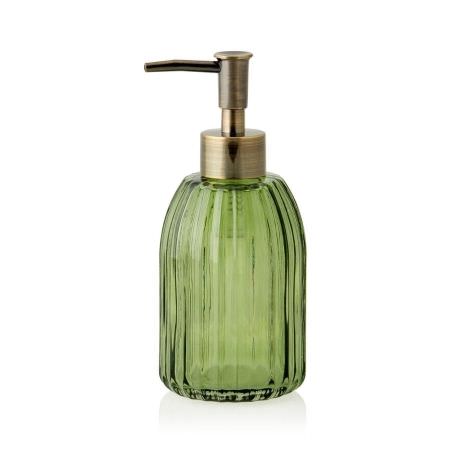 Distributeur de savon en verre vert Distributeur de savon en verre vert