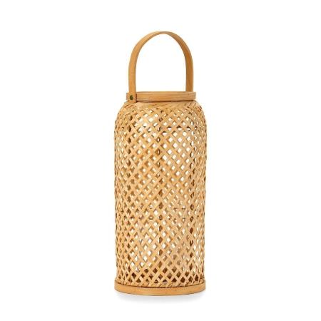 Lanterne porte-bougie en bambou (grand) Lanterne porte-bougie en bambou (grand)