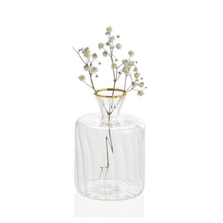 Mini vase en cristal doré Mini vase en cristal doré