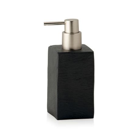 Distributeur de savon en ardoise noire Distributeur de savon en ardoise noire