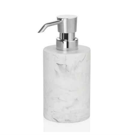 Distributeur de savon en marbre blanc Distributeur de savon en marbre blanc