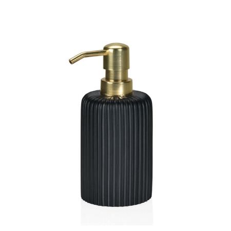 Distributeur de savon en résine noire Distributeur de savon en résine noire