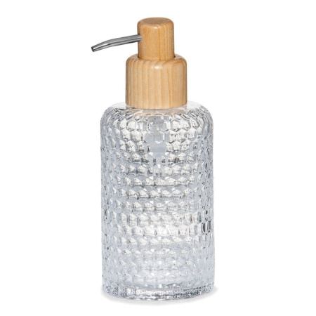 Distributeur de savon en verre et bois Distributeur de savon en verre et bois