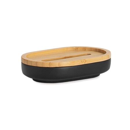 Porte savon en bambou noir Porte savon en bambou noir