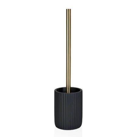 Porte brosse WC en résine noire Porte brosse WC en résine noire