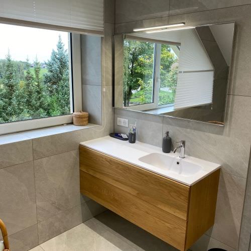 Rénovation d'une salle de bain sous pente