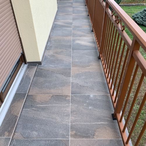 Rénovation d'un balcon et d'un escalier