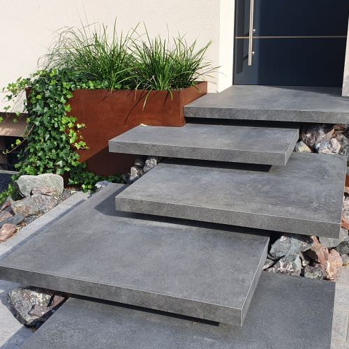 Création marches suspendues