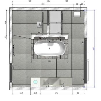 Création d'une salle de bain à Sarreguemines