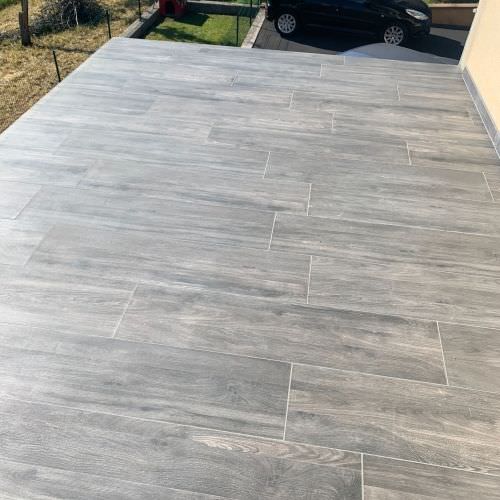 Transformation d'une terrasse et d'un escalier extérieur