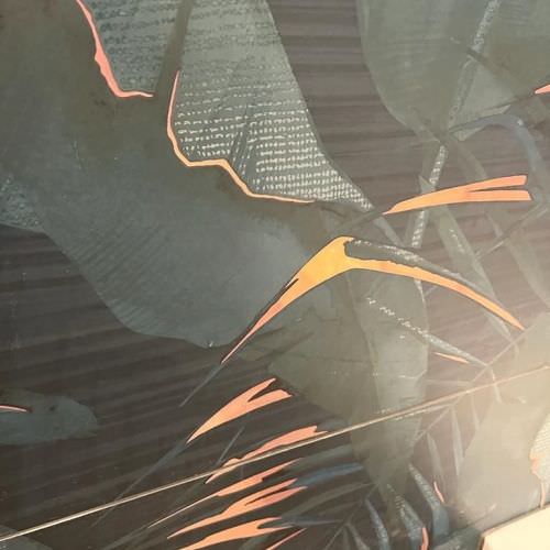 Salle de bain avec carrelage décoratif