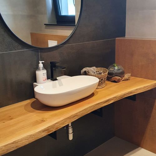 Toilettes style industriel