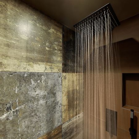 Salle de bain d'un hôtel Alsacien