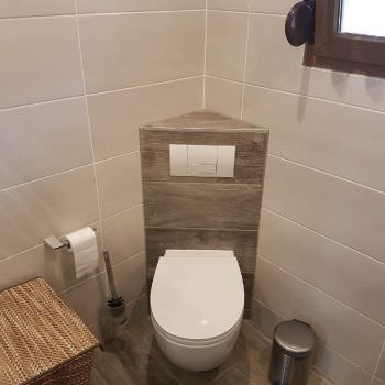 Transformation d'une petite salle d'eau