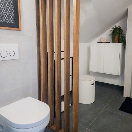Salle de bain au style minimaliste