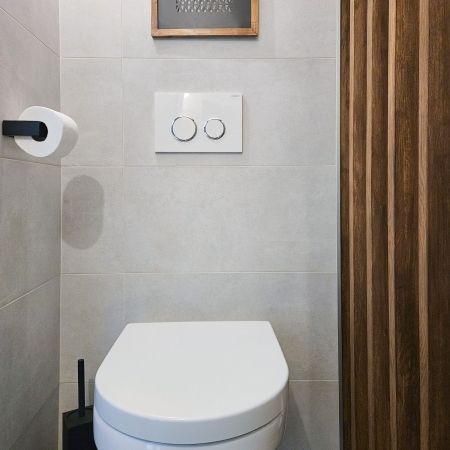 Salle de bain au style minimaliste