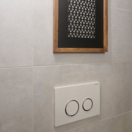 Salle de bain au style minimaliste