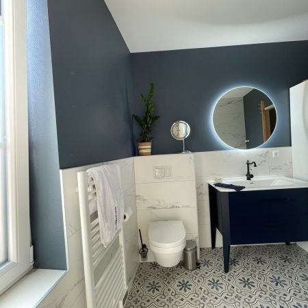 Salle de bain au style retro chic Salle de bain au style retro chic