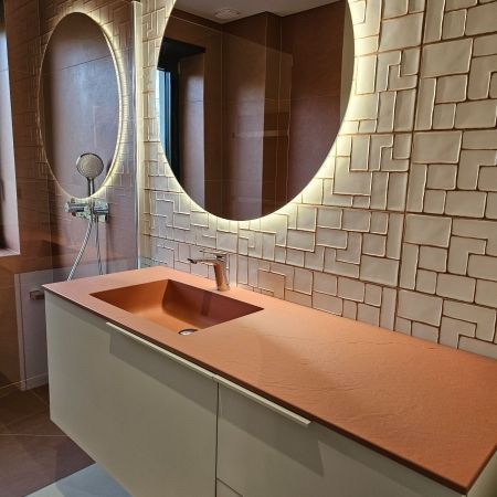 Salle de bain Terracotta