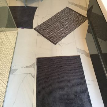 Rénovation des sols et salle de bain en effet marbre