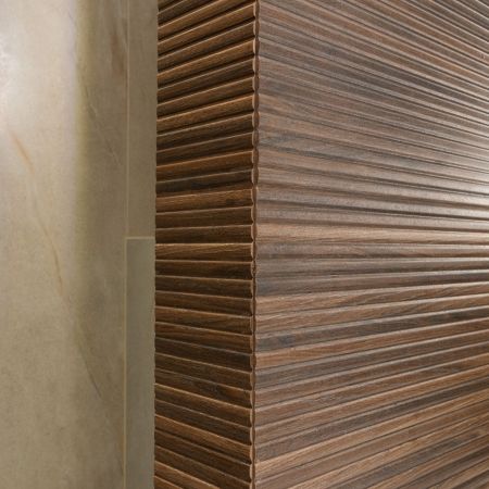 Salle de bain naturelle et raffinée dans une nouvelle construction Salle de bain naturelle et raffinée dans une nouvelle construction