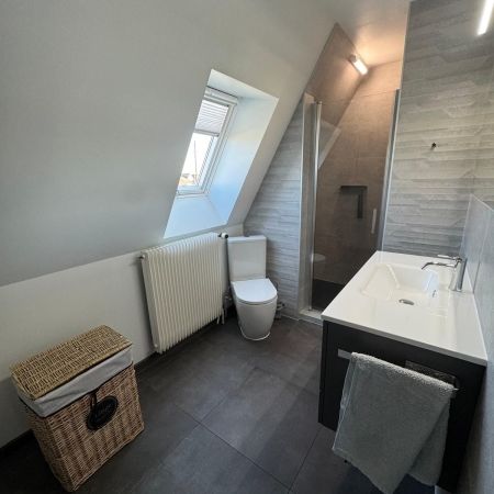 Une salle de bain rénovée & optimisée sous comble Une salle de bain rénovée & optimisée sous comble