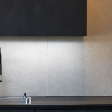 Crédence et plan de travail de cuisine