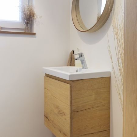 Un espace WC raffiné dans une maison neuve