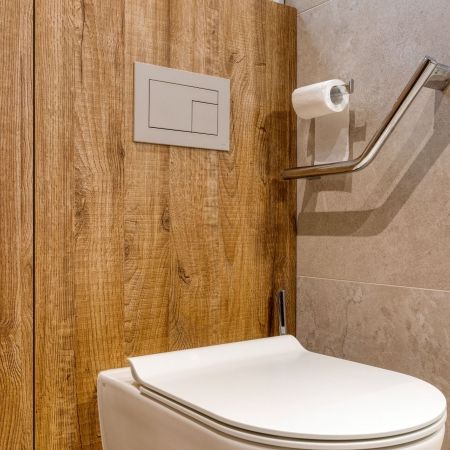 Salle de bain contemporaine aux teintes naturelles Salle de bain contemporaine aux teintes naturelles