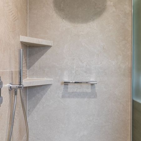 Salle de bain contemporaine aux teintes naturelles Salle de bain contemporaine aux teintes naturelles