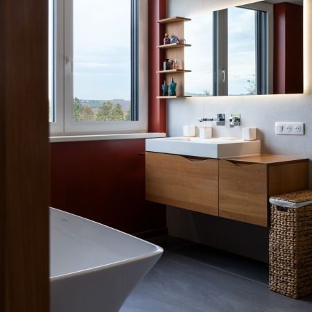 Rénovation d’une salle de bain au style sobre et raffiné