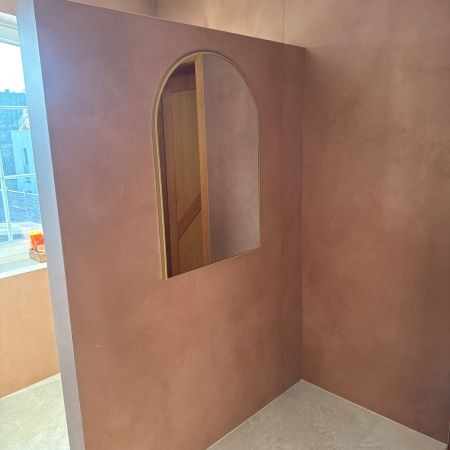 Terracotta comme un enduit