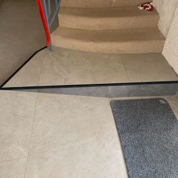 Rénovation de l'entrée d'un magasin