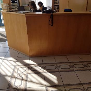 Comptoir d'accueil à Sarrebourg