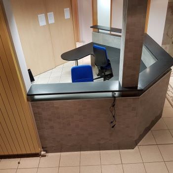 Comptoir d'accueil à Sarrebourg