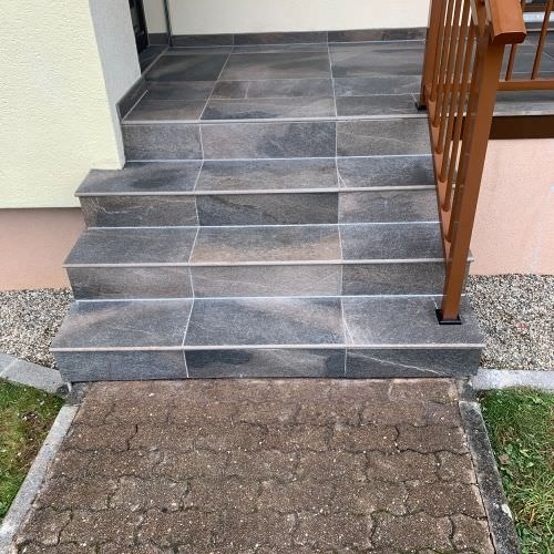 Rénovation d'un balcon et d'un escalier