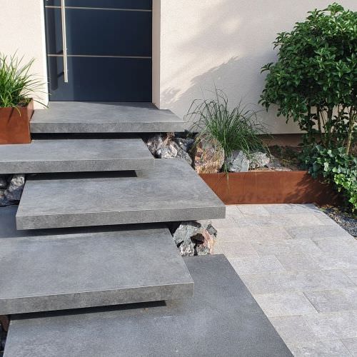 Création marches suspendues